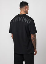 Gym King Linear Arch T-shirt - Zwart / Zwarte miniatuurafbeelding