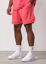 Gym King Rival Mesh Short - Coral thumbnail