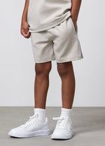 Gym King Older Kids Linear Taped Short - Grey Mist thumbnail