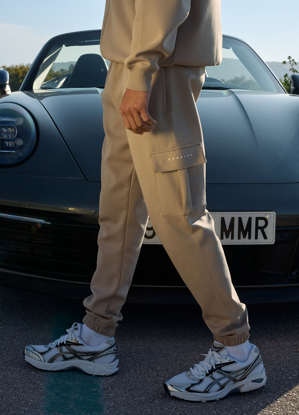Gym King Linear Travel Cargo Jogger - Claydust