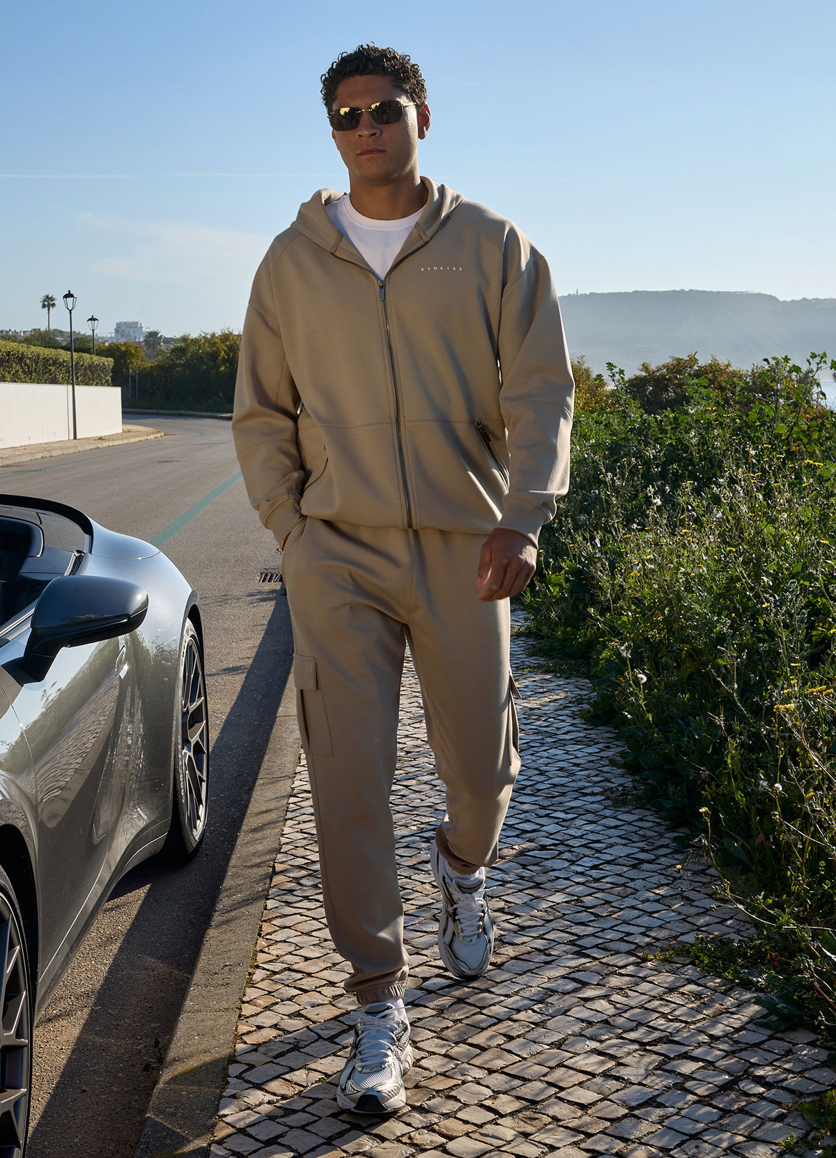 Gym King Linear Travel Cargo Jogger - Claydust