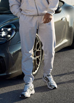 Gym King Linear Travel Jogger - Snow Marl thumbnail