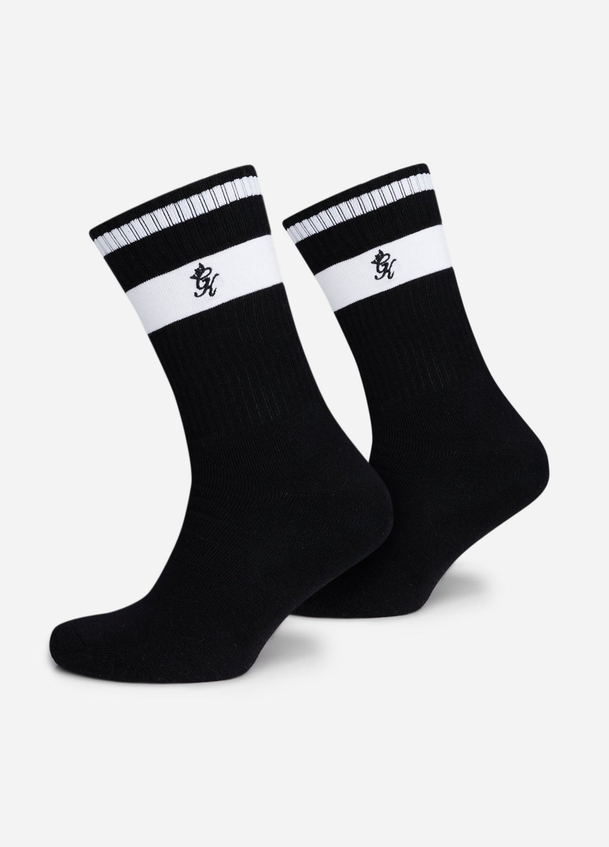 Gym King Kids Fundamental Sock (2pk) - Black