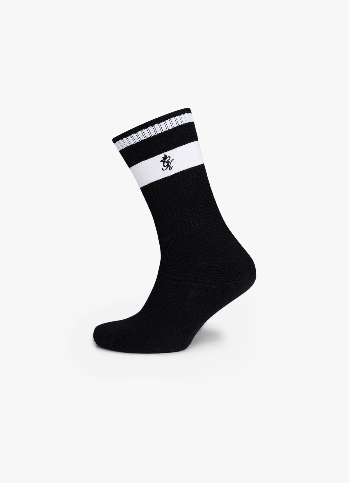 Gym King Fundamental Sock (1pk) - Black