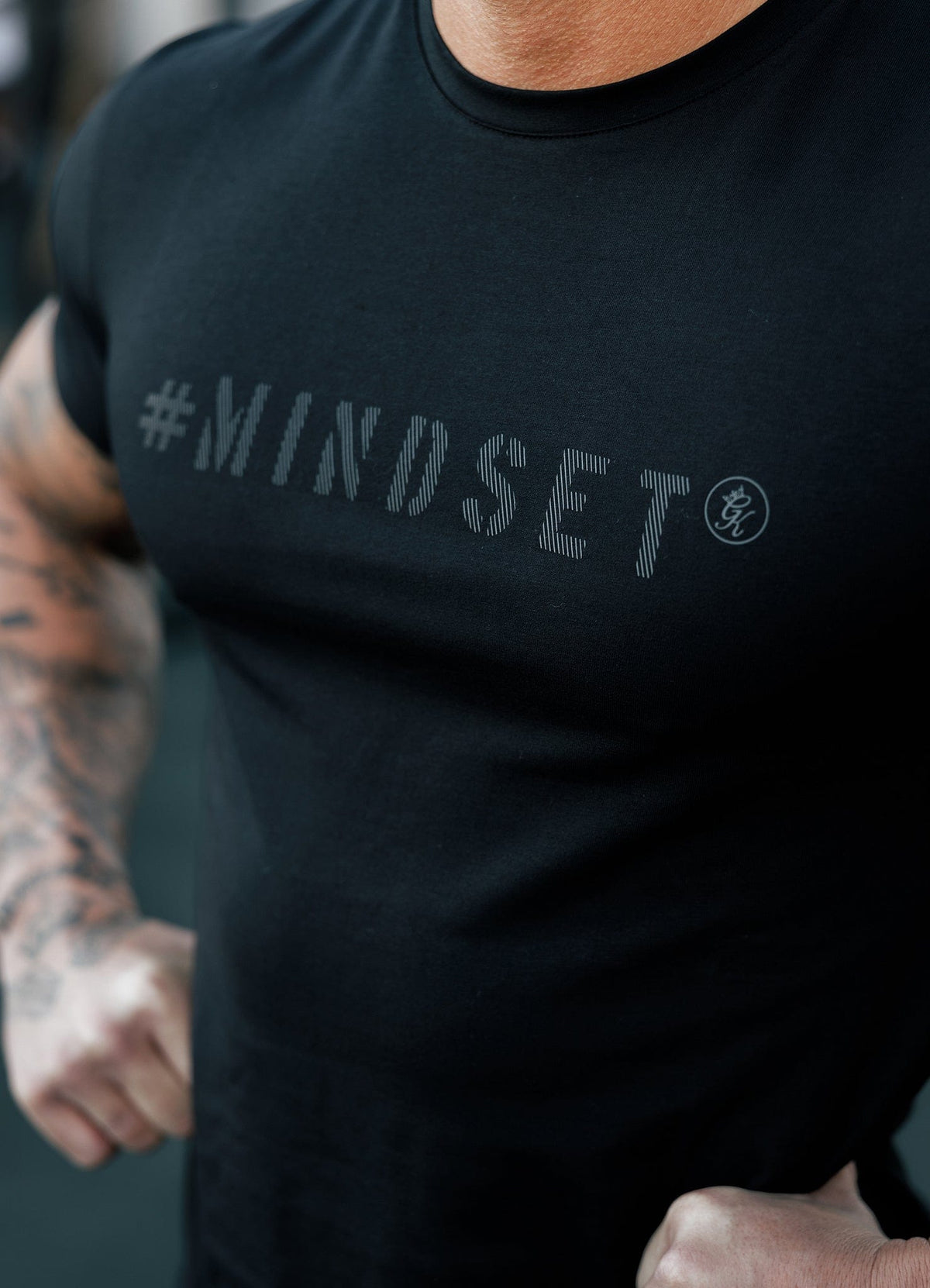 Gym King Mindset Jersey T-Shirt - Black