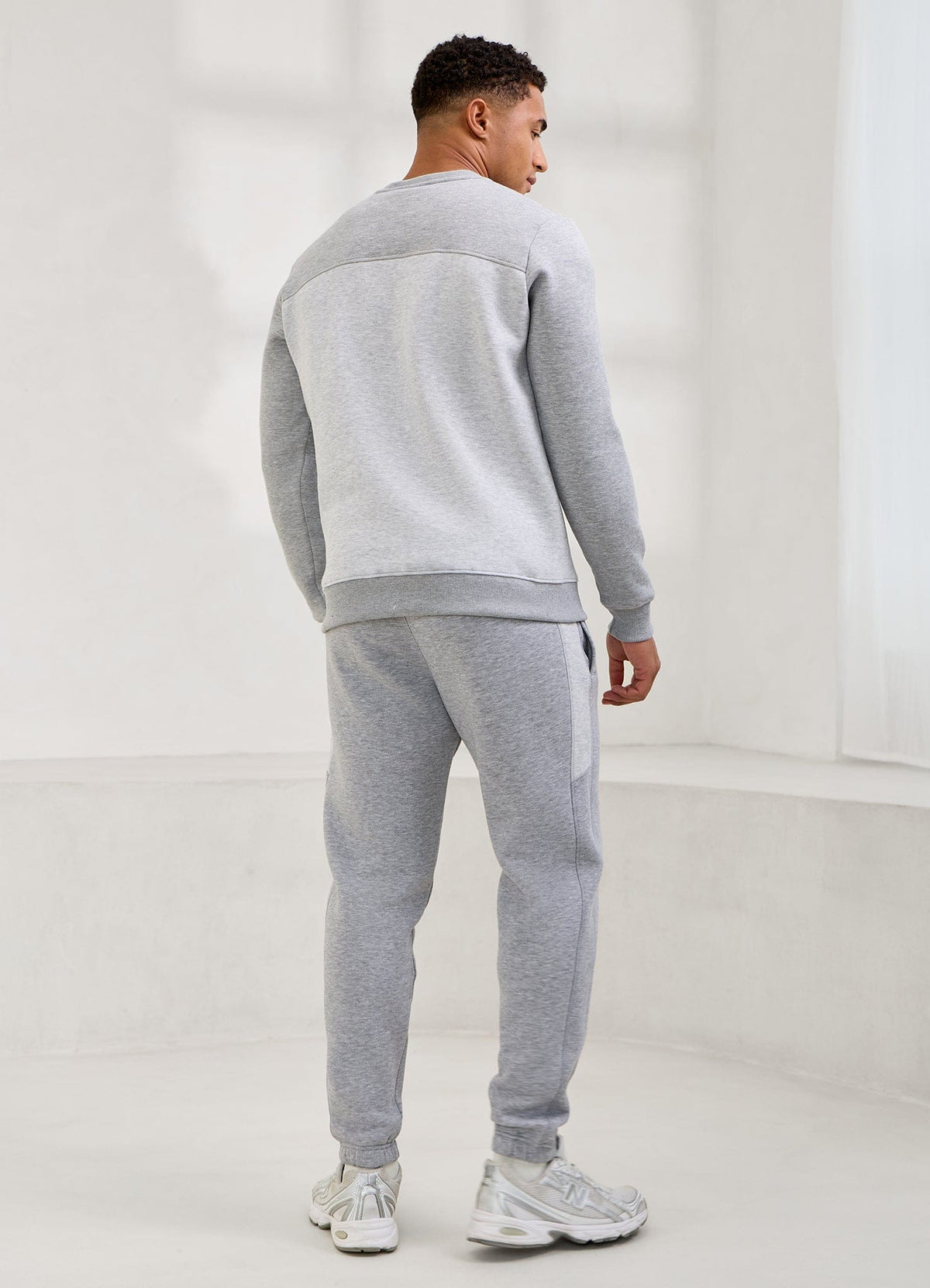 Gym King Momentum Tracksuit - Grey Marl