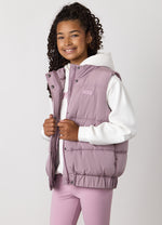 Gym King Older Kids Panelled Gilet - Purple Fog thumbnail