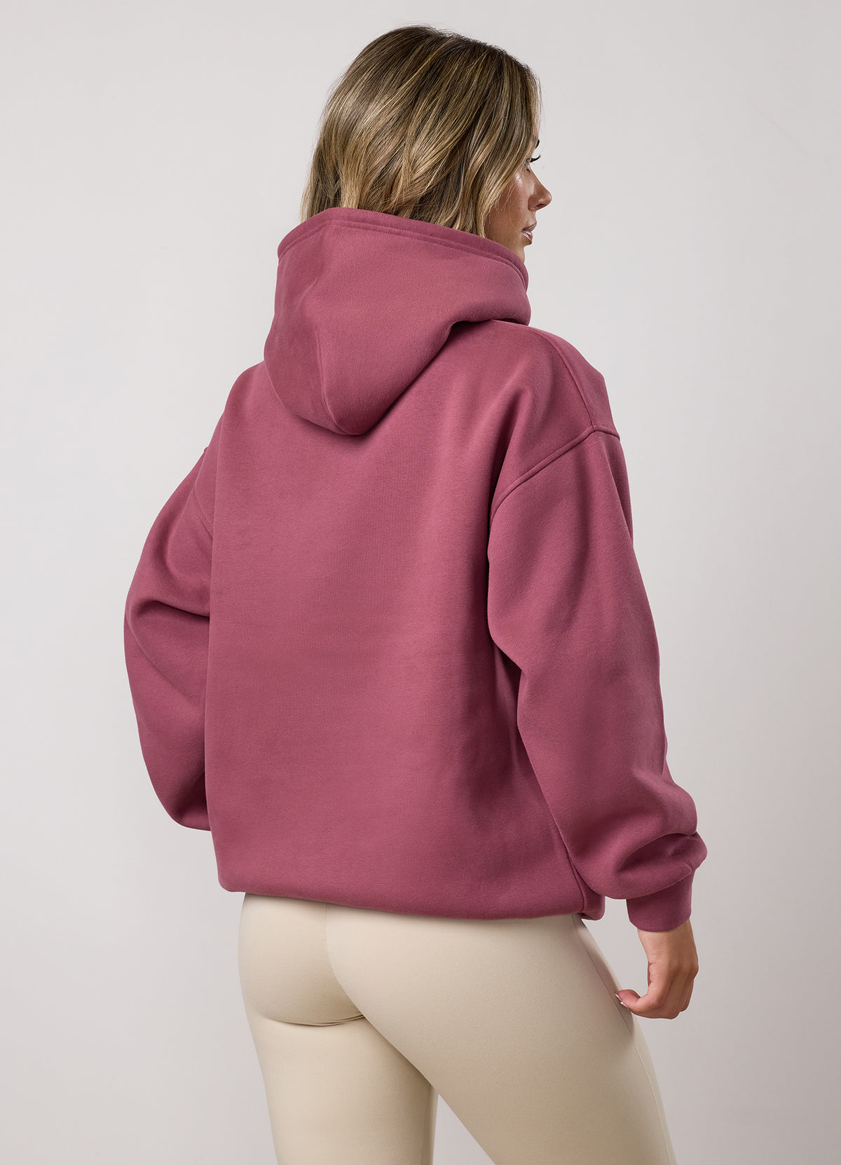 Gym King Sanctuary Hoodie - Dark Rose