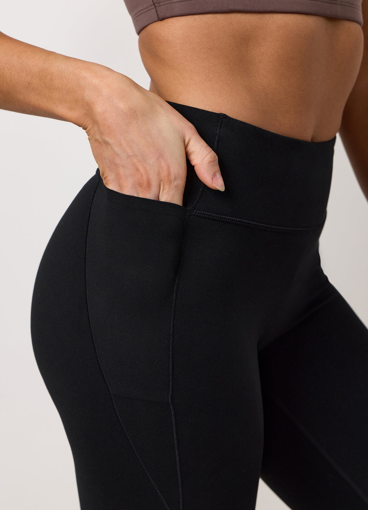 Gym King Peach Luxe Redefined Legging - Black