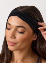 Gym King Twisted Headband - Black thumbnail