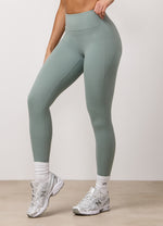 Gym King Peach Luxe Redefined Legging - Brushed Sage (miniatuurafbeelding)