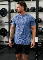 Gym King Power AOP T-Shirt - Blue Jean thumbnail