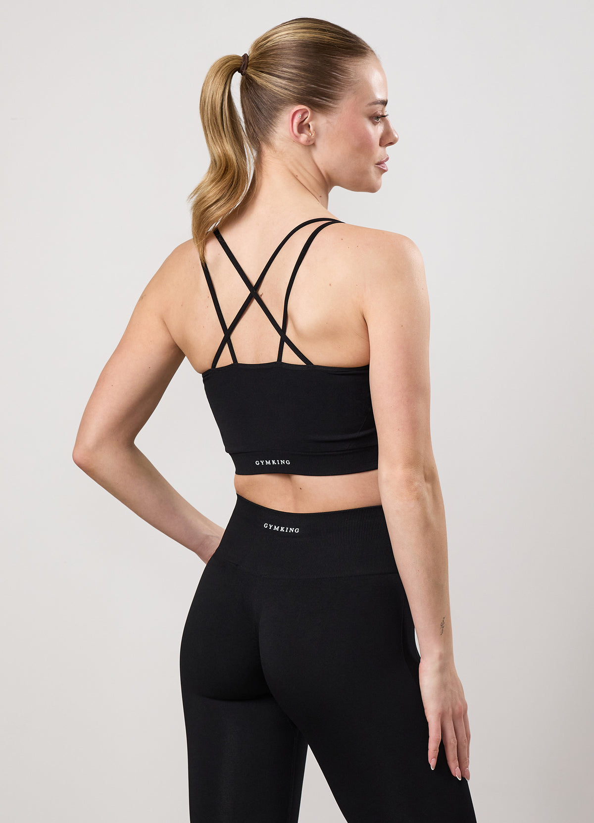 Gym King Power Lightweight Seamless Tank - Black