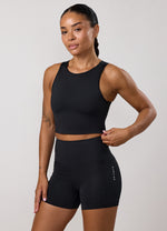 Gym King Precision Cut Out Tank - Black thumbnail