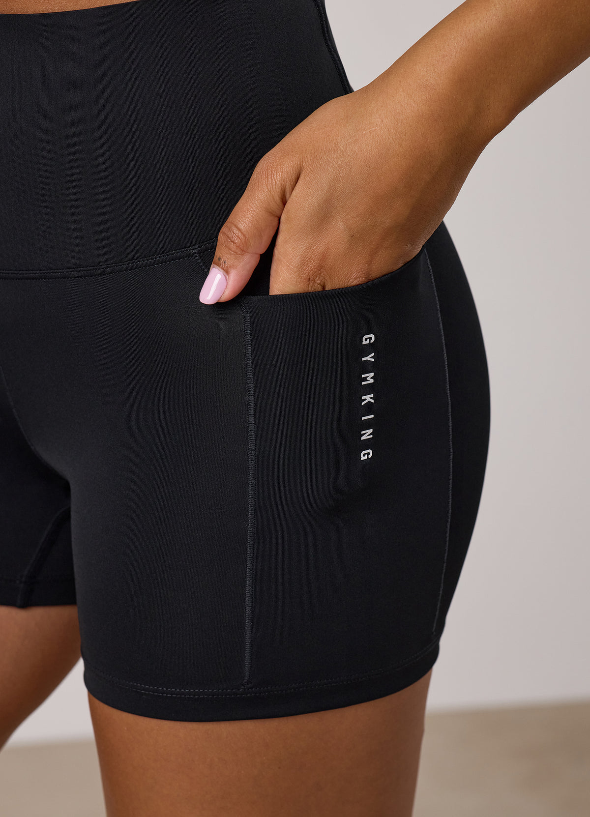 Gym King Precision 4" Short - Black