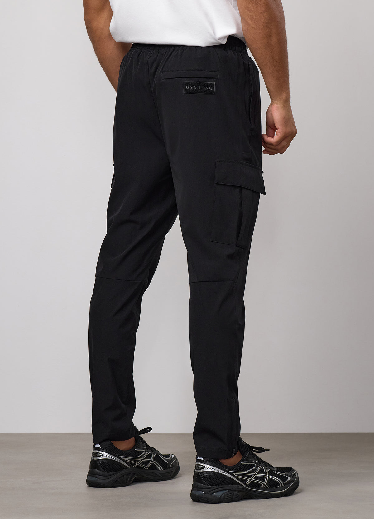 Gym King Precision Woven Cargo Trouser - Black