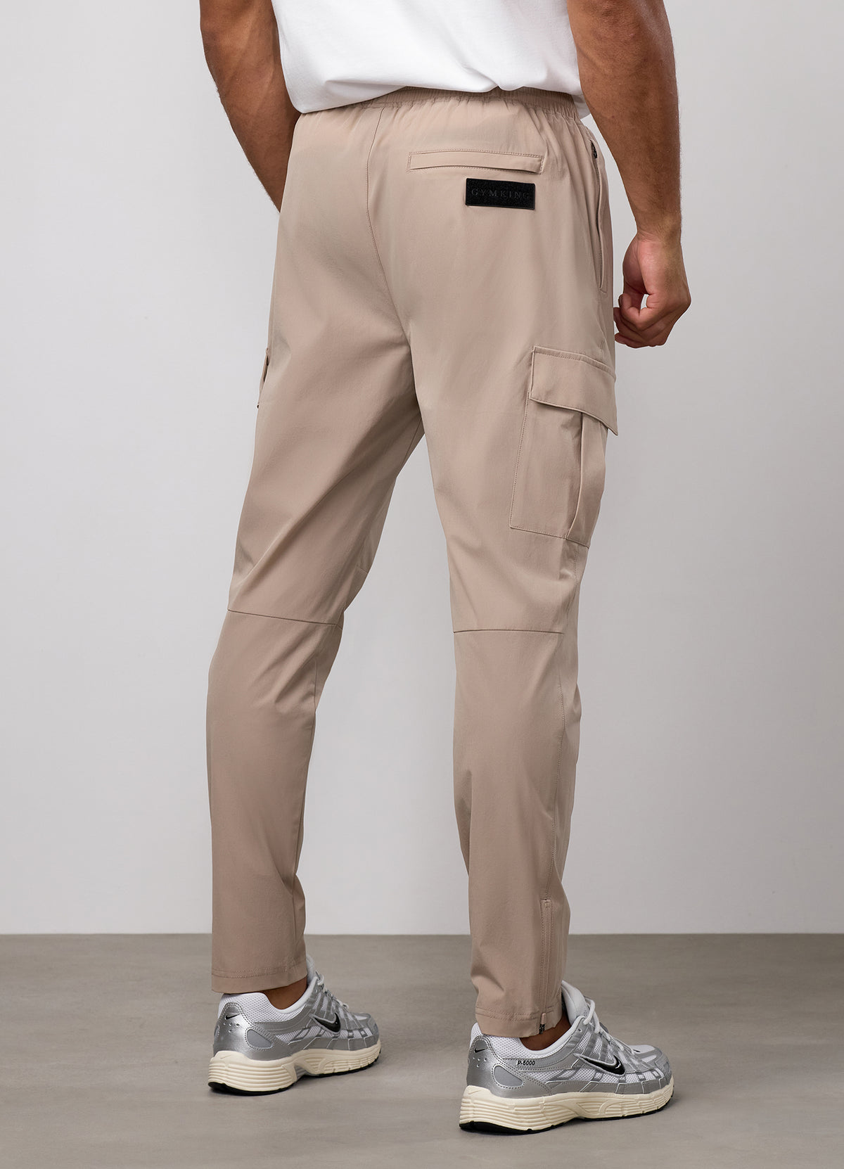 Gym King Precision Woven Cargo Trouser - Warm Taupe