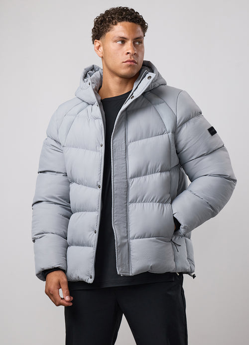 Gym King Precision-pufferjas - Zilvergrijs