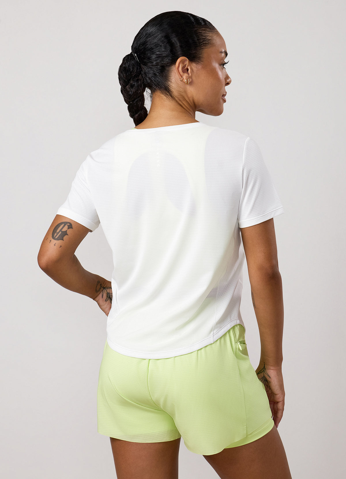 Gym King Precision Cap Sleeve T-Shirt - White