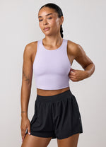 Gym King Precision Cut Out Tank - Lavender thumbnail