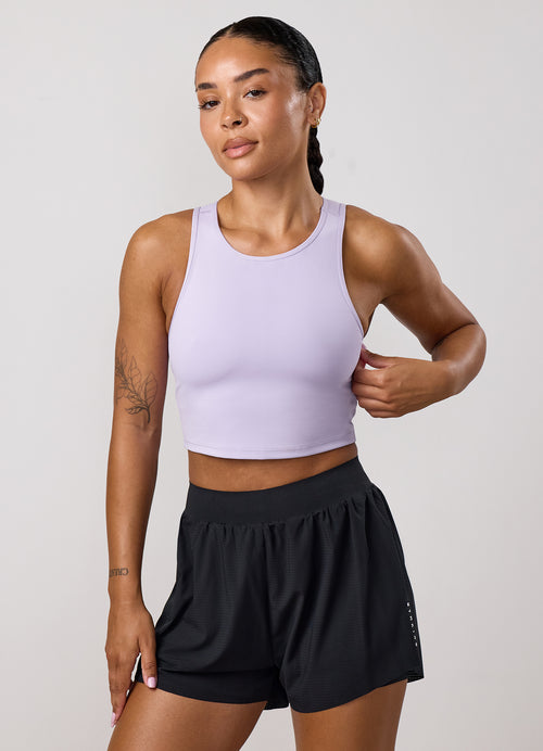 Gym King Precision Cut Out Tank - Lavender