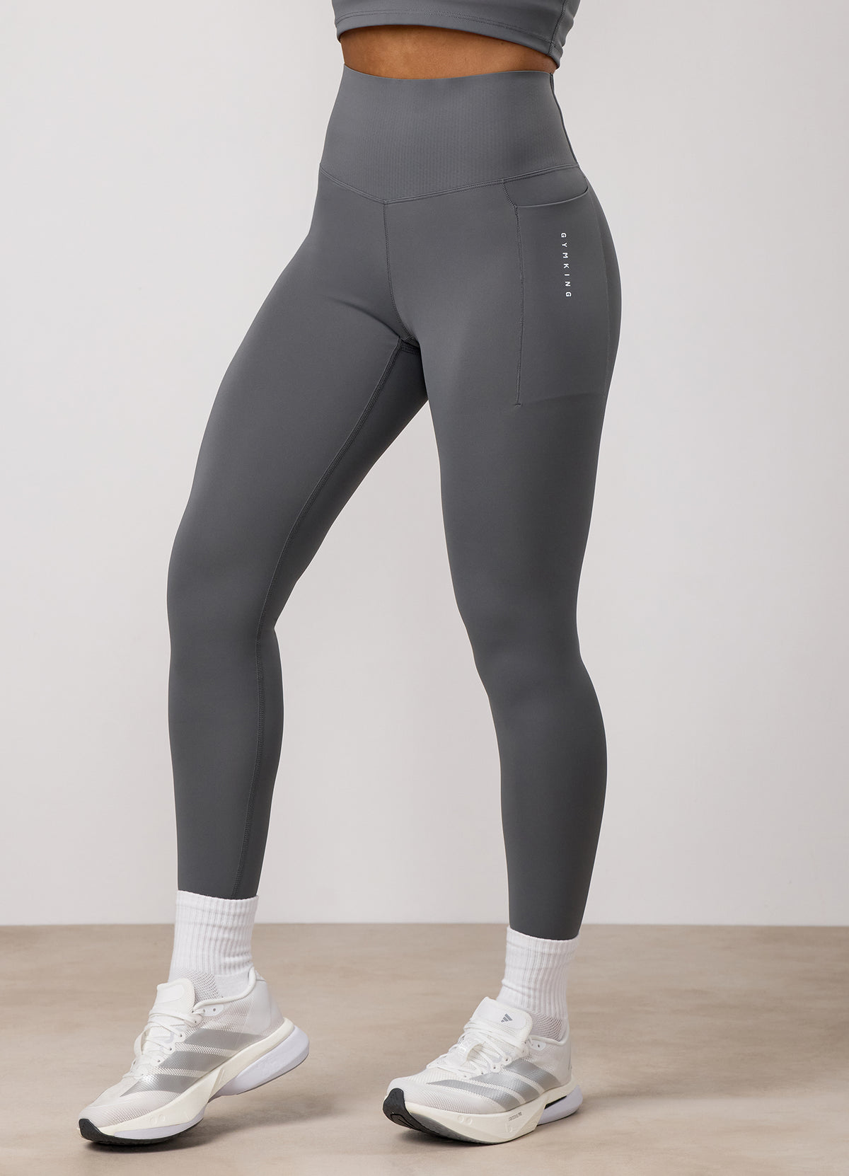 Gym King Precision-legging - Lava Grey