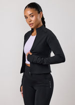 Gym King Precision Full Zip Funnel – Zwart (miniatuurafbeelding)