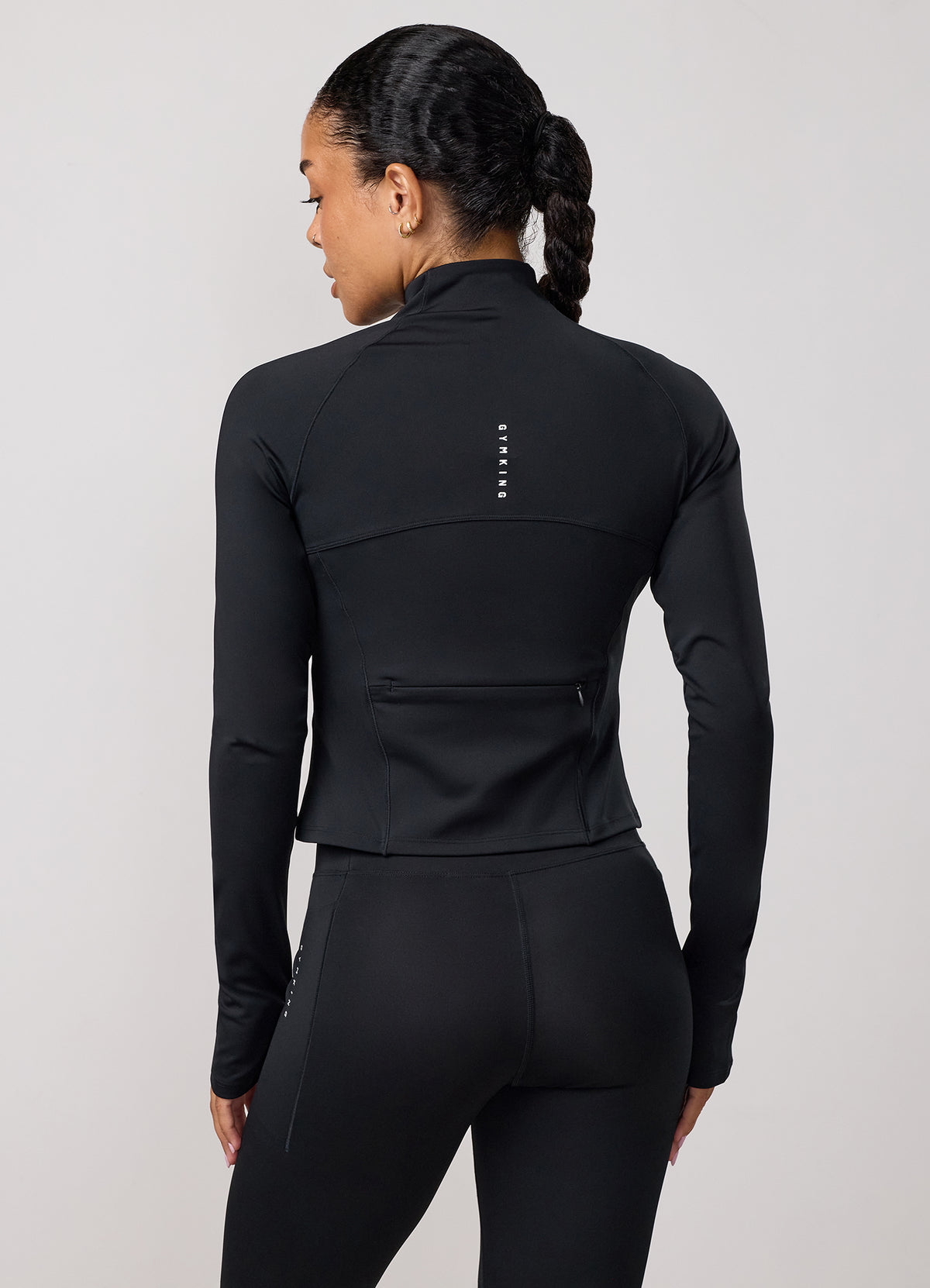 Gym King Precision Full Zip Funnel - Black