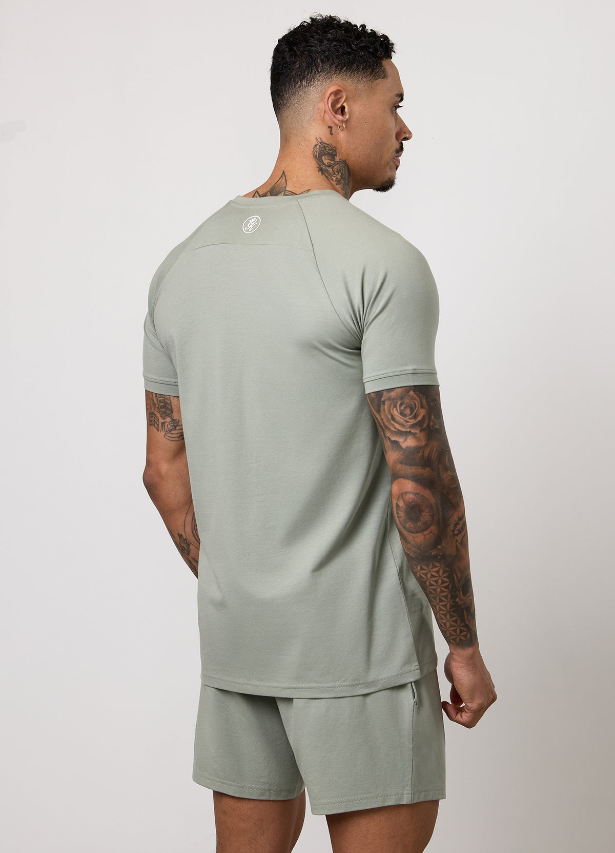 Gym King Pro Logo T-Shirt - Soft Khaki