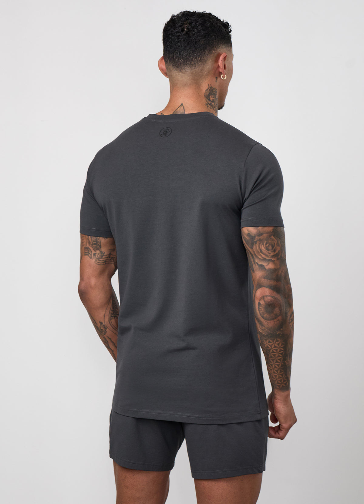 Gym King Pro Logo V2 Jersey T-Shirt - Dark Pewter