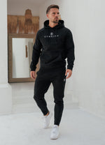 Gym King Pro Logo Tracksuit - Black/White thumbnail