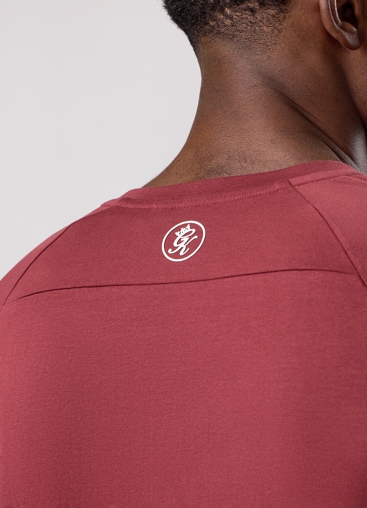 Gym King Pro Logo Tee - Wine Red
