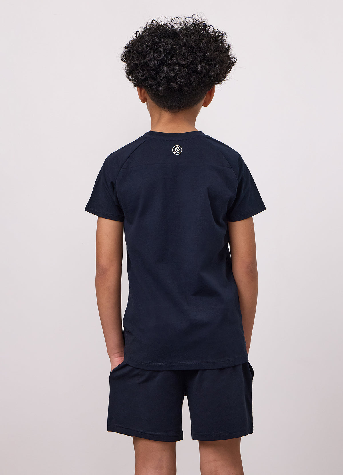 Gym King Older Kids Pro Logo T-Shirt - Navy