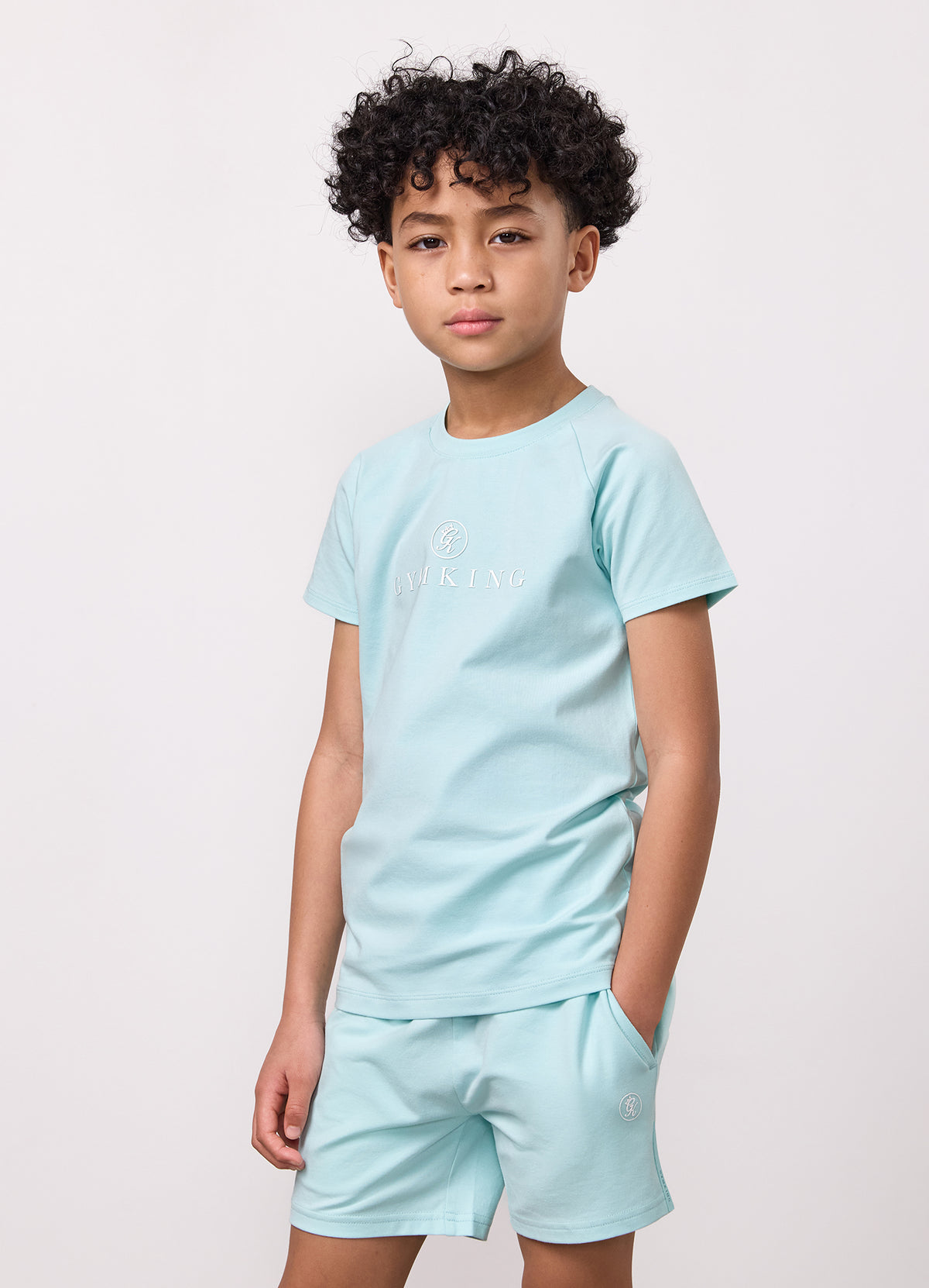 Gym King Older Kids Pro Logo T-Shirt - Mint