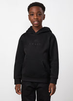 Gym King Younger Kids Pro Logo V2 Hoodie - Black / Black thumbnail