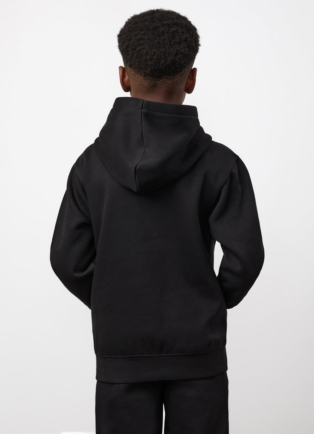Gym King Older Kids Pro Logo V2 Hoodie - Black / Black