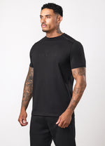 Gym King Pro Logo V2 T-Shirt - Black/Black thumbnail