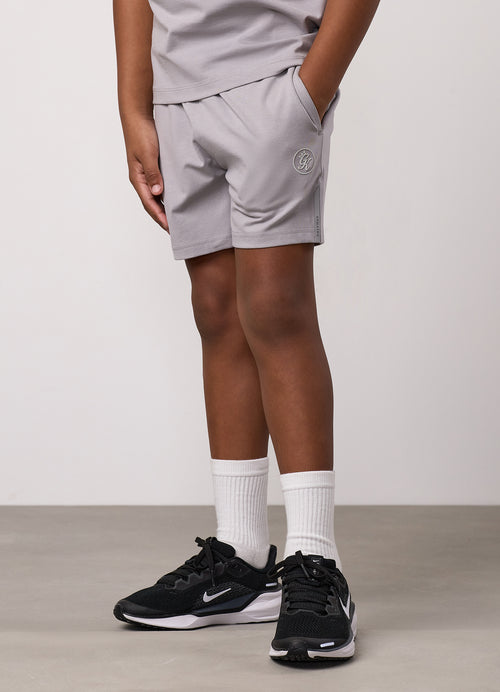 Gym King Older Kids Pro Jersey Short - Urban Grey