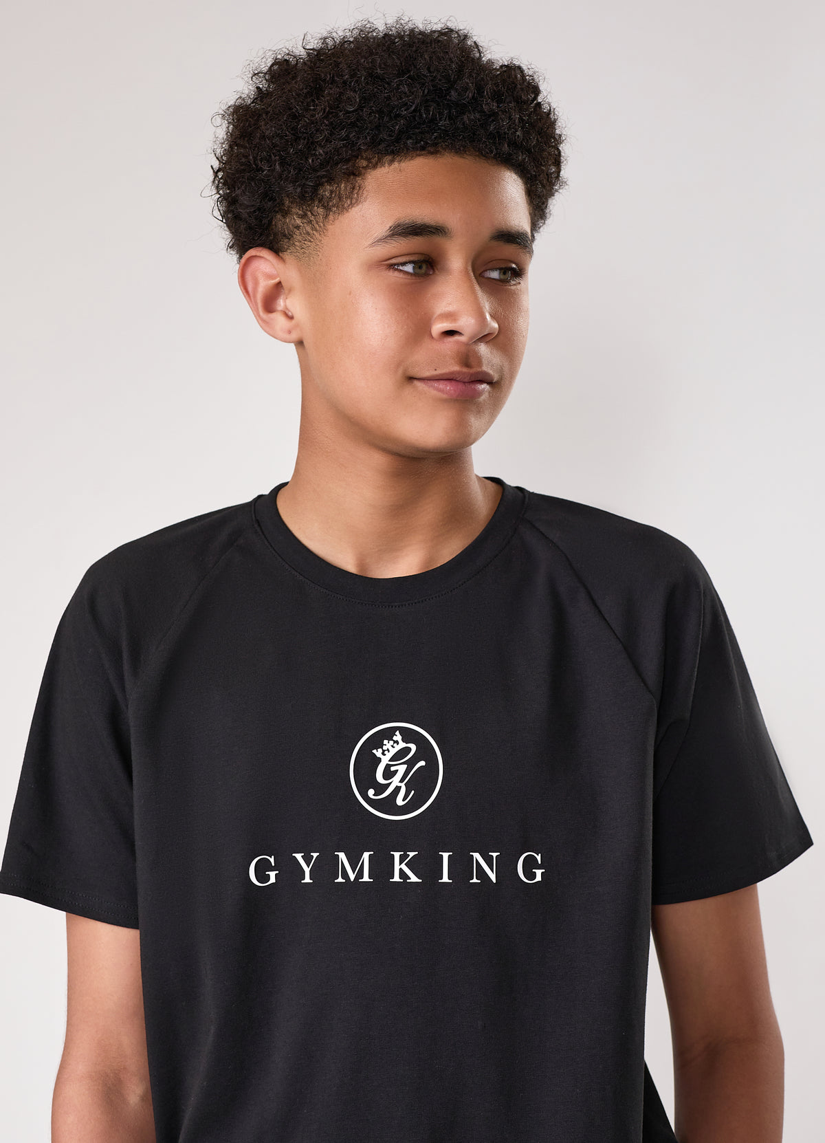 Gym King Older Kids Pro Tee - Black