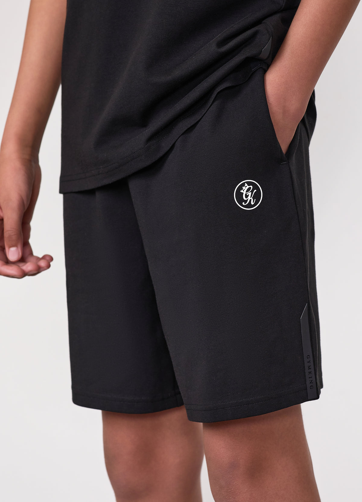 Gym King Older Kids Pro Short - Black