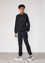 Gym King Kids Pro Woven Hood Tracksuit - Black thumbnail