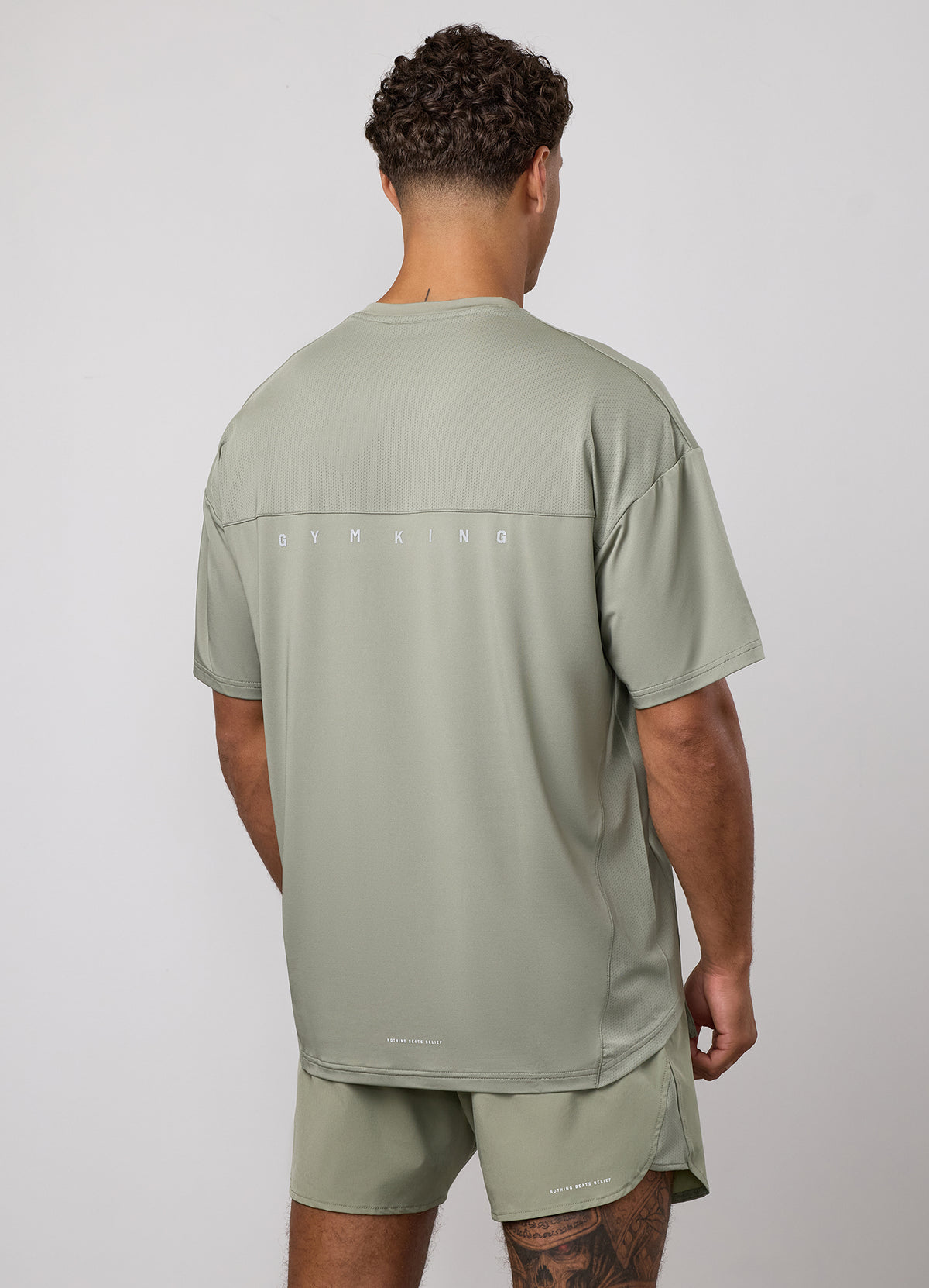 Gym King Purpose Tee - Soft Khaki