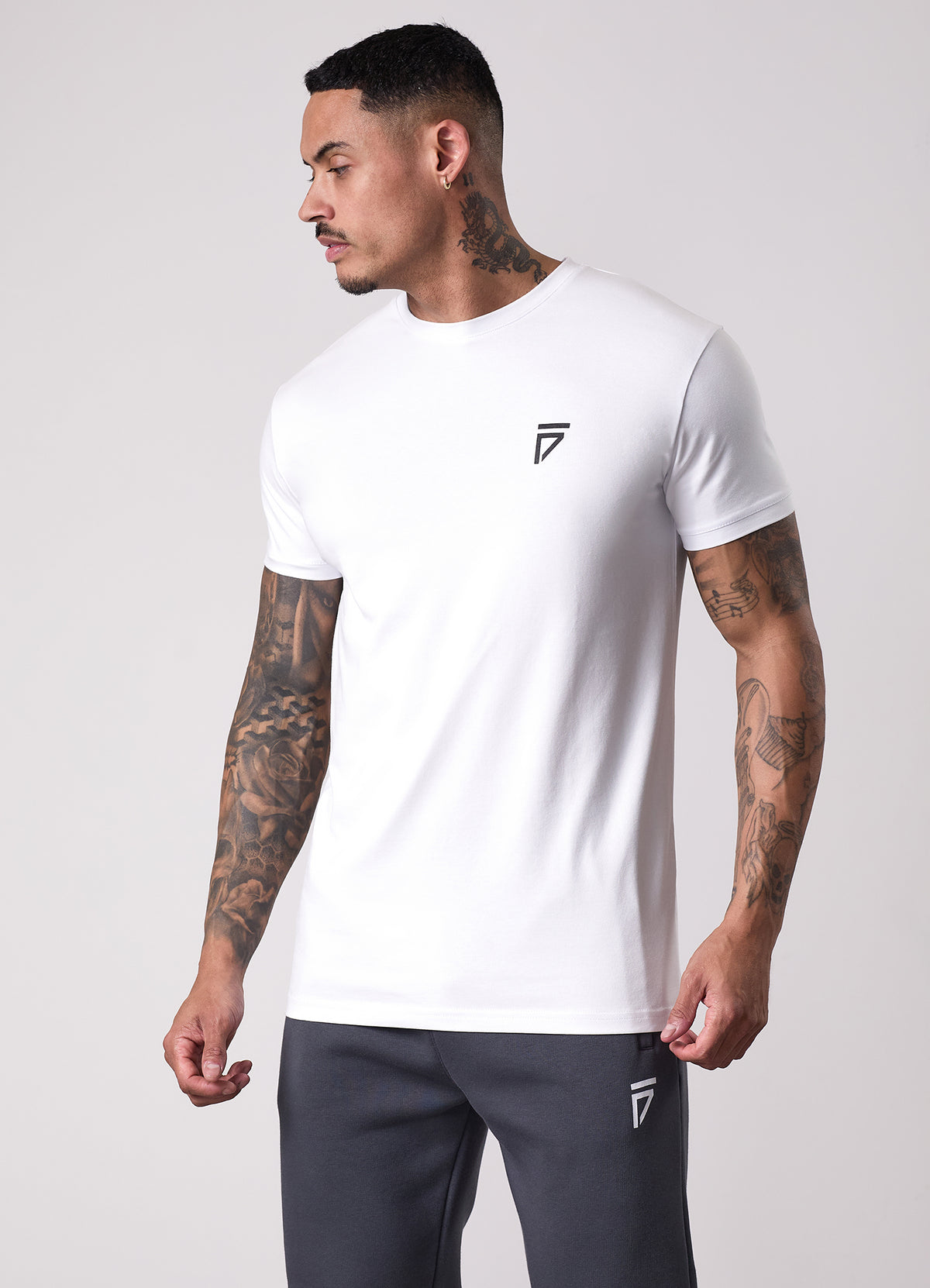 Gym King Fight Division T-Shirt - White