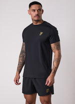 Gym King Fight Division Training Tee - Black/Gold thumbnail