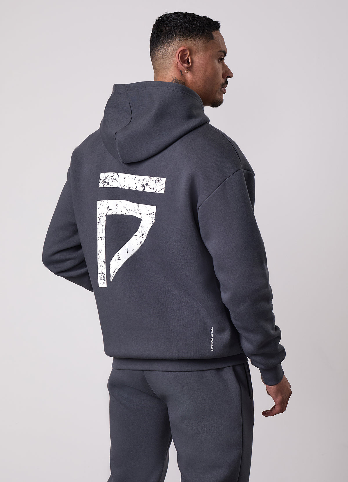 Gym King Fight Division Hoodie - Graphite