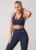 Gym King 365 Scrunch Bra - Midnight Blue thumbnail