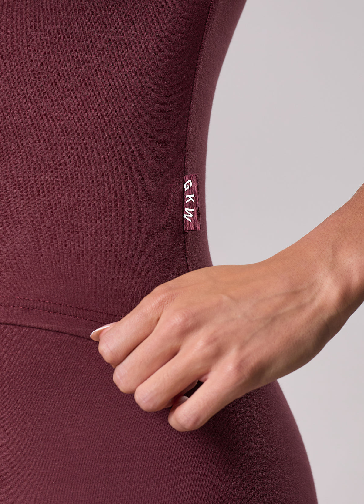 Gym King Plush Short Sleeve T-Shirt - Burgundy