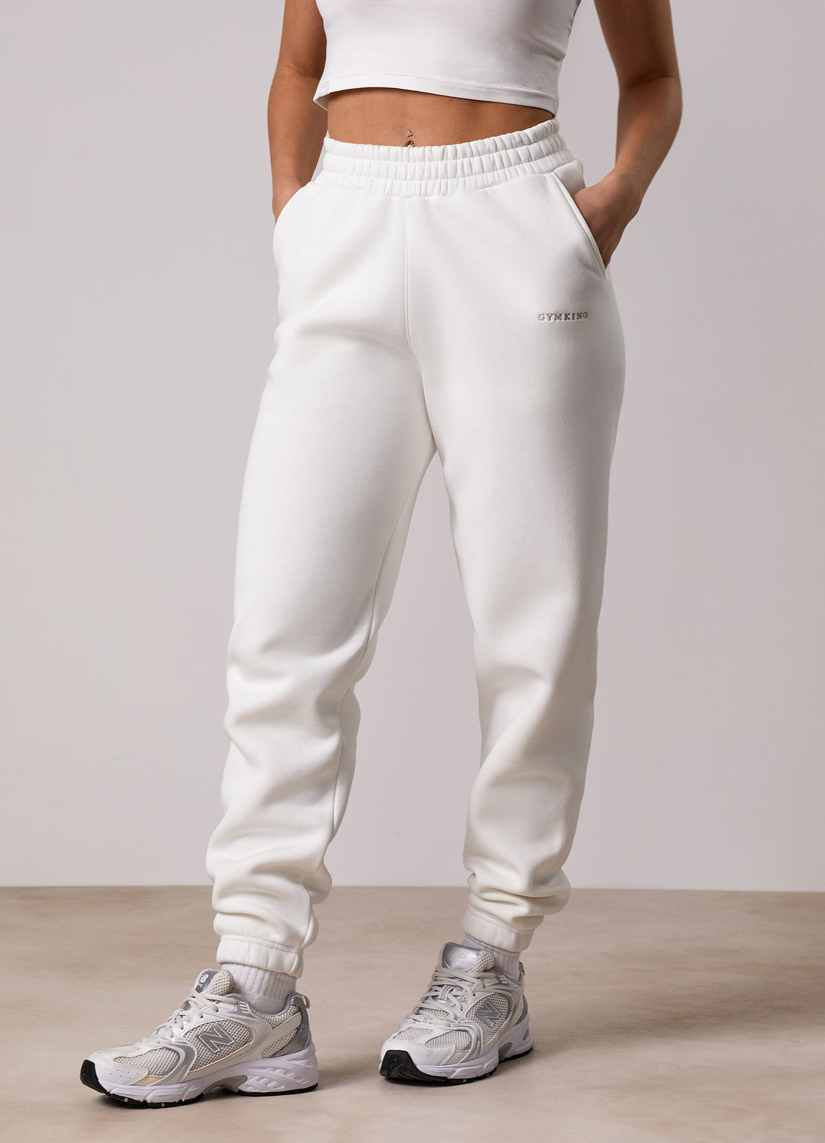 Gym King 365 Boyfriend Jogger - Cream