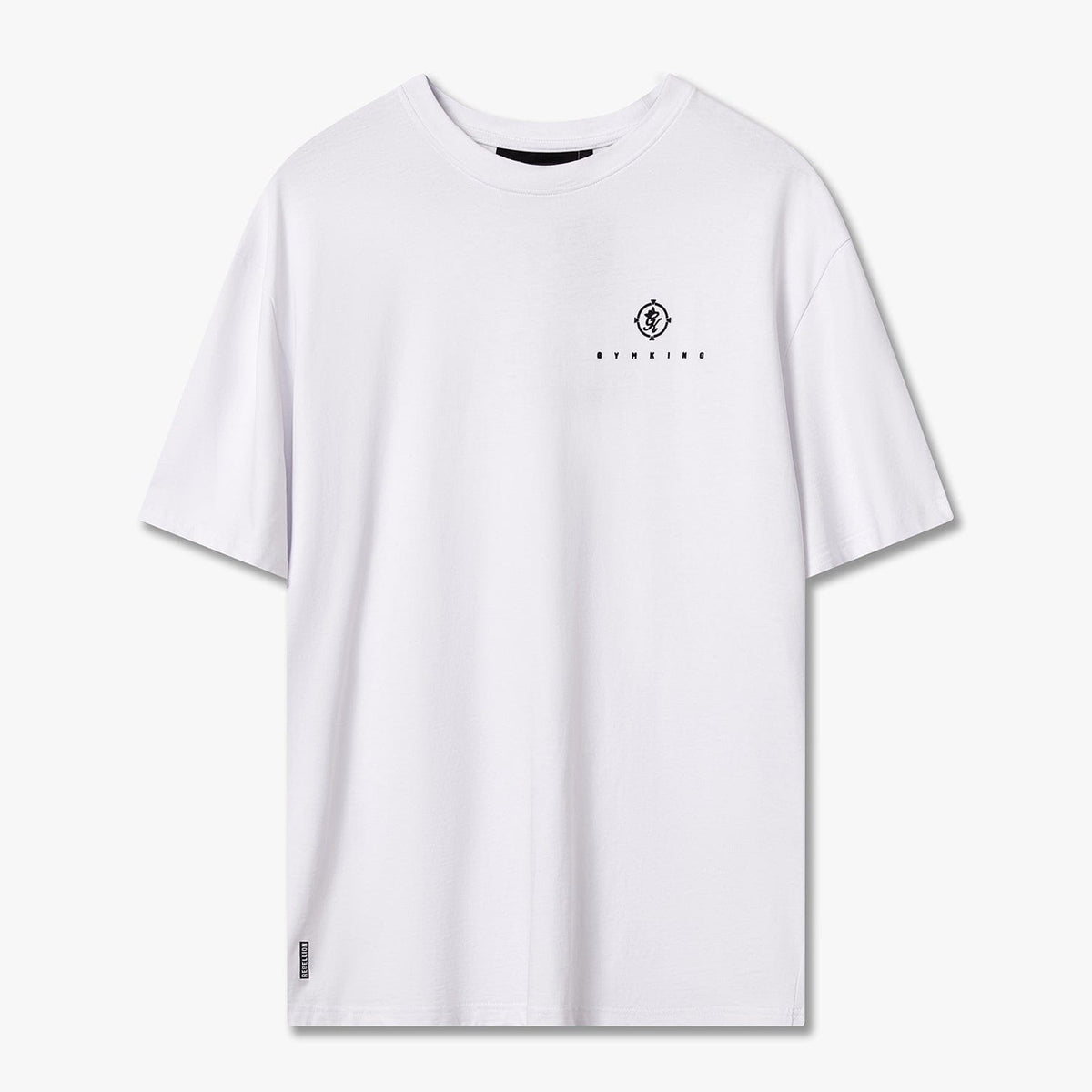 Gym King Rebellion Oblivion Jersey T-Shirt - White