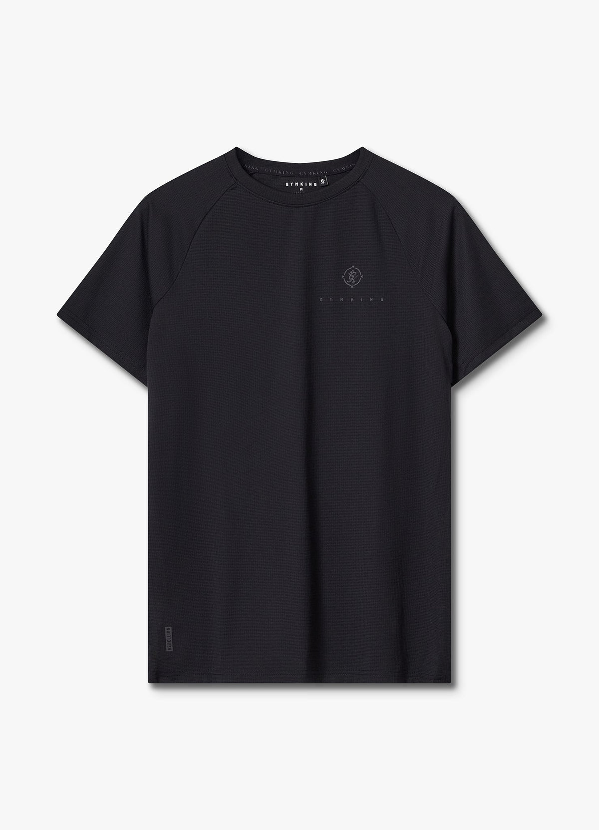 Gym King Rebellion Strike T-shirt - Zwart